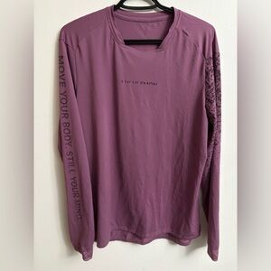 Lululemon Athletica Purple Long Sleeve Relaxed Sweatshirt Large-xlarge
